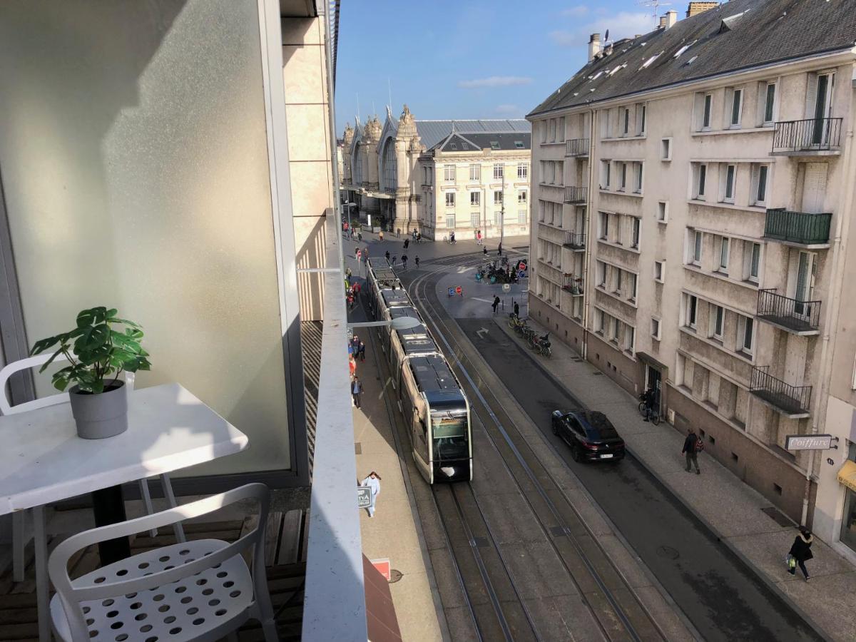 Studio Avec Balcon & Parking Gratuit - Tours Gare Exteriér fotografie
